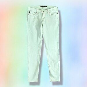 BIG STAR Remy Ankle‎ Skinny Jeans Sz 28 Stretch Mint Green MSRP $95